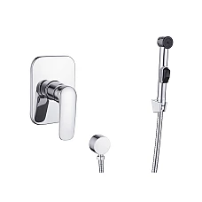 Набір для гігієнічного душу IMPRESE PRAHA new VR15030Z-BT хром