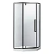Душова кабіна EGER A LÁNY 599-552 Black 90x90