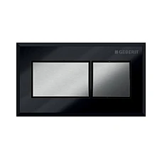 Чорна пневматична кнопка змиву Geberit 116.051.KV.1