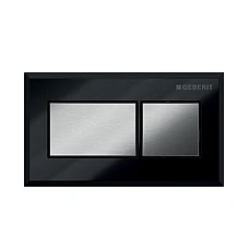 Чорна пневматична кнопка змиву Geberit 116.053.KV.1