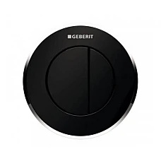 Чорна пневматична кнопка змиву Geberit 116.057.KM.1