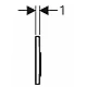 Кнопка змиву Geberit Omega 20 115.085.KH.1