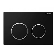 Чорна кнопка змиву Geberit Omega 20 115.085.KM.1