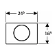 Чорна кнопка змиву Geberit Sigma 10 115.758.14.5
