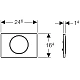 Кнопка змиву Geberit Sigma 10 115.758.JT.5