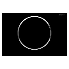 Чорна кнопка змиву Geberit Sigma 10 115.758.KM.5