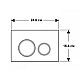 Кнопка змиву Geberit Sigma 21 115.650.JX.1
