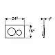 Кнопка смыва Geberit Sigma 21 115.884.00.1