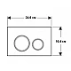 Кнопка смыва Geberit Sigma 21 115.884.JM.1 сланец Mustang