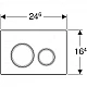 Кнопка смыва Geberit Sigma 21 115.884.JV.1