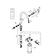 Комплект смесителя для кухни с фильтром Grohe Blue Pure 123757KE (31722000+64508001+40547001)