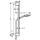 Душовий гарнітур Hansgrohe Pulsify Select (24160000) хром