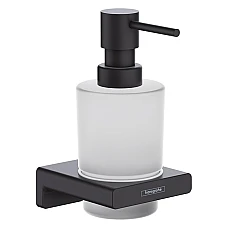 Чорний дозатор для рідкого мила Hansgrohe AddStoris (41745670)