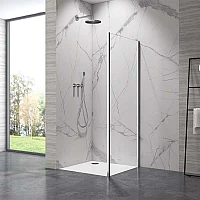 Боковая стенка Armafrom 113-09324 ELBE 100x190 хром