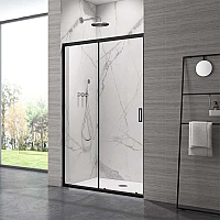 Душевая дверь Armafrom 113-09327B ELBE BLACK 100x190 черный
