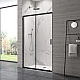 Душові двері Armafrom 113-09327B ELBE BLACK 100x190 чорний