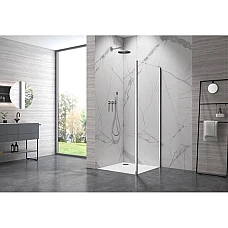 Боковая стенка с дверью Armafrom 113-08224 ELBE 90x195 хром