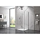 Бокова стінка з дверима Armafrom 113-08224 ELBE 90x195 хром