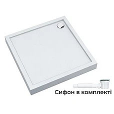 Душовий піддон 80х80 Armaform Plus 550 210-06822 з сифоном