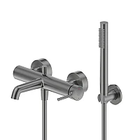 Змішувач для ванни з душовим комлектом Armaform SILVIA PVD BRUSHED GUN METAL 2034-520-41 графіт