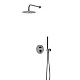Смеситель для душа с термостатом внутреннего монтажа с душевым комплектом Armaform SILVIA PVD BRUSHED GUN METAL 2039-601-41
