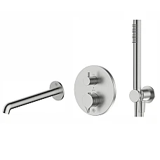 Смеситель для ванны с термостатом Armaform SILVIA PVD BRUSHED NICKEL 2039-301-21