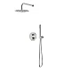 Смеситель для душа с термостатом внутреннего монтажа с душевым комплектом Armaform SILVIA PVD BRUSHED NICKEL 2039-601-21