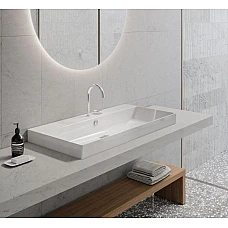 Умивальник CATALANO NEW ZERO 75x50 175ZPBM матовий білий
