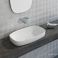 Умывальник на столешницу (чаша) CATALANO GREEN LUX 65x40 165AGRLXBM