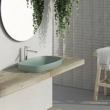 Умывальник на столешницу (чаша) CATALANO GREEN LUX 65x40 165AGRLXVS