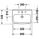 Умывальник Duravit Durastyle 60х44 2319600000