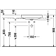 Умывальник настольный Duravit DURASQUARE 60x47 2354600041