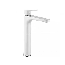 Змішувач для умивальника FIORE KEVON CHIC 81WX8126 білий/хром