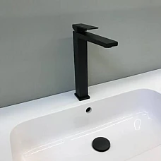Змішувач для умивальника FIORE KUBE 100NN8517 чорний матовий