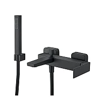 Змішувач для ванни FIORE KUBE 100NN8552 чорний матовий