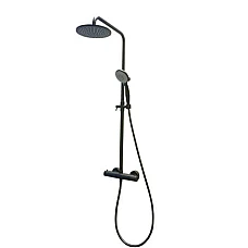 Черная душевая система FIORE KEVON 44NN0932