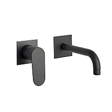 Чорний змішувач для умивальника FIORE KEVON 81NN7527