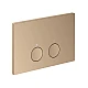 Панель змиву AXOR FlushPlate Polished Red Gold 42530300