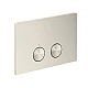 Панель смыва AXOR FlushPlate Stainless Steel Optic 42530800