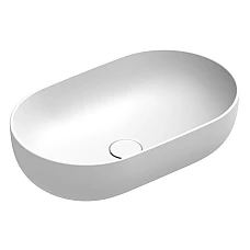 Умывальник на столешницу CATALANO SFERA 60x37 0522610021 белый матовый