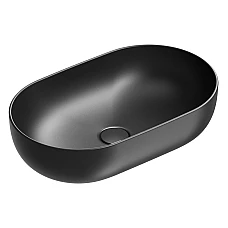 Умывальник на столешницу CATALANO SFERA 60x37 0522610022 черный матовый