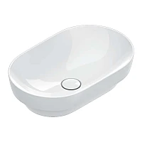 Умывальник на столешницу CATALANO SFERA 55x35 0524550001 белый глянцевый