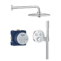 Душова система прихованого монтажу Grohe Grohtherm SmartControl Perfekt 34867000 хром