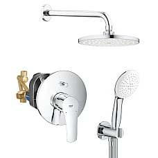 Душева система прихованого монтажу Grohe Eurosmart New Tempesta 200 UA25183003 хром