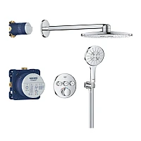 Душова система прихованого монтажу Grohe Grohtherm SmartControl 34863000 хром