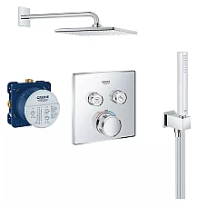 Душова система прихованого монтажу Grohe Grohtherm Smartcontrol UA26405SC1 хром