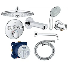 Душевая система скрытого монтажа Grohe Grohtherm Smartcontrol с Euphoria 260 34614SC3 хром