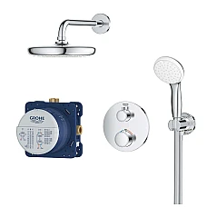Душова система прихованого монтажу Grohe Grohtherm Thermostatic з Tempesta 210 34727000