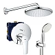 Душевая система Grohe Eurosmart New Tempesta 250 UA26416SC3 хром