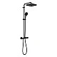 Душова система з термостатом Grohe Tempesta System 250 Cube 266892431 чорний матовий